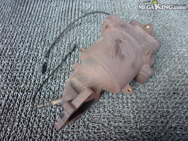 【中古】EP71 スターレット 純正 ノーマル 触媒 キャタライザー コンバーター センサー 付 / 2S5-058