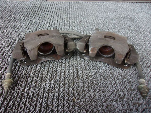 【中古】★激安!★MJ23S AZワゴン 純正 ノーマル フロント ブレーキ キャリパー 片押し 1POT 左右セット / 4Q8-945