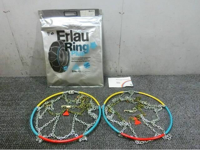 【新品アウトレット】Erlau AG Ring Plus 金属タイヤチェーン スノーチェーン 4.411-073 155/70R15 165/70R14 175/70R13 165/65R15 / H3-1084