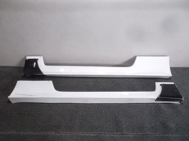 【中古】★激安!★S14 シルビア 社外 サイドステップ サイドスカート エアロ FRP 左右セット / 4R5-346