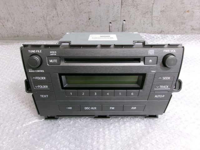 【中古】★激安!★ZVW30 プリウス 純正 ノーマル CDデッキ プレーヤー オーディオ 86120-47530 / 2Q10-464