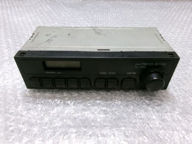 【中古】★激安!★トヨタ 純正 ノーマル ラジオデッキ オーディオ 1DIN 86120-32480 / 4Q11-258