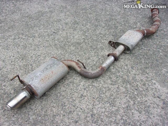 【中古】BNR32 スカイライン GT-R GTR HKS LEGAL リーガル マフラー RB26DETT 90-000224 / S4-555