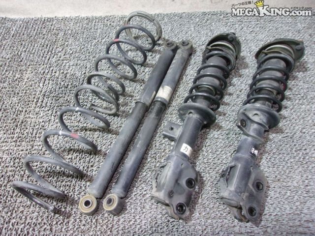 【中古】H21年2月 HA1W アイ 純正 ノーマル ショック&サスペンション 1台分 4060A273 4060A274 4162A028 / 2T2-419