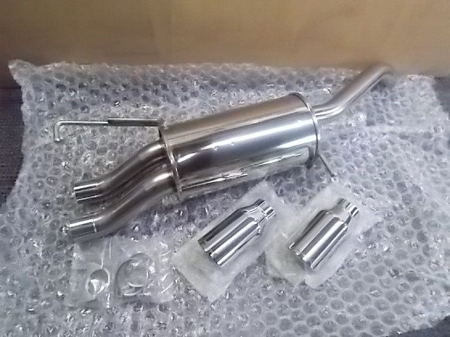 Rakuten - 【中古】★新品!★2002年~2005年9月 VW フォルスクスワーゲン 9NBBY ポロ 丸目 1.4L NA WOLFIX マフラー 2本出し ダブル / N3-072