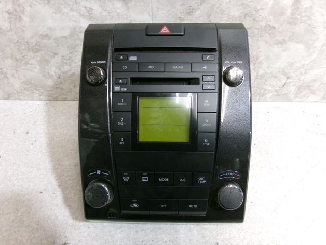 【中古】★激安!★MH22S ワゴンR スティングレー 純正 PS-4122J-C CD MDデッキ プレーヤー オーディオ CD ラジオ / R3-1028