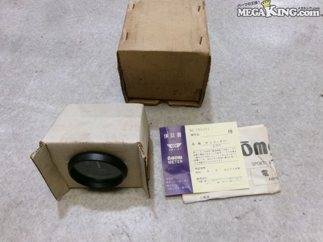 【中古】★未使用★オオモリ 大森 メーター 電流計 アンメーター 52φ ±30A AMPS 追加メーター / 4S10-647