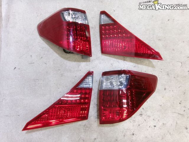 【中古】ANH20 アルファード 前期 純正 ノーマル テールランプ テールライト 左右 KOITO 58-27 58-31 点灯OK / 4T4-2004