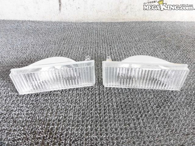 【中古】★激安!★ 1990年~1997年 Jeep ジープ チェロキー 社外 フロント クリアウィンカー ライト ランプ 左右 KS-CS002 / ZG8-...