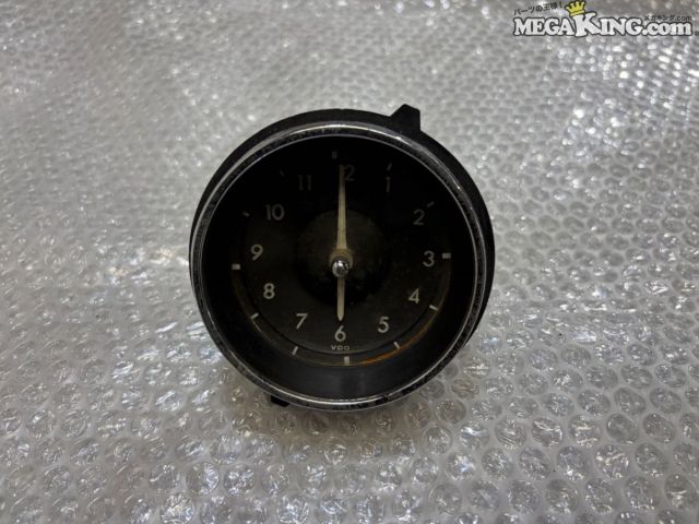 【中古】フォルクスワーゲン 空冷ビートル 純正 VDO アナログ時計 12V クロック 内装 / 2T5-134