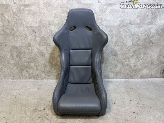【中古】RECARO レカロ SPG フルバケ フルバケット シート グレー系 レザー 張り替え 汎用 / T5-274