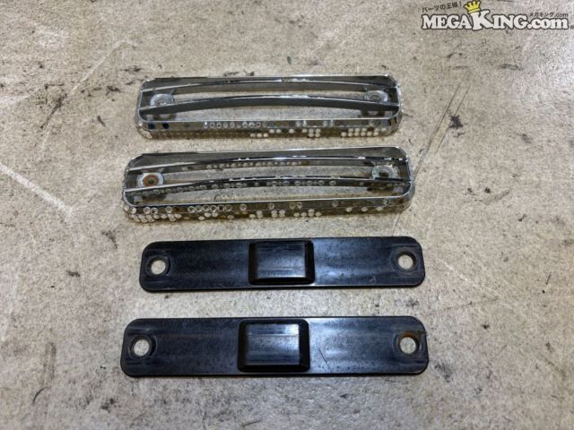 【中古】HUMMER ハマー H2 社外 サイドマーカーカバー スモークレンズ 2個セット / T5-353