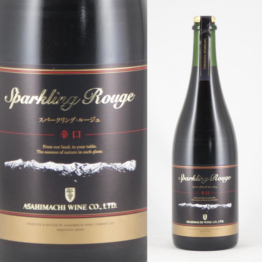 乐天商城 - 朝日町ワイン スパークリング ルージュ 750ml