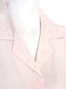 【 M L XL 】 19 匁 シルク 100% パジャマ レディース 長袖 ピンク 【 無地 & リーフ 柄 】 19 匁絹100% レディース サテンルーム...