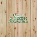 腰壁 羽目板 杉 腰板 壁板 1m あいじゃくり突きつけ加工