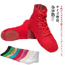 ダンス ジャズダンス バレエシューズ キッズ 女の子 バレエブーツ ジャズシューズ レディース レースアップブーツ シューズ 男の子 メンズ 部活 レースアップ...