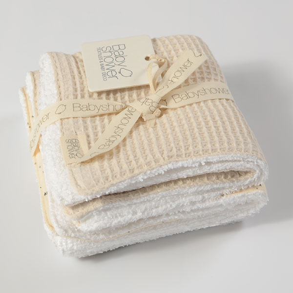 BabyshowerベビーシャワーSET OF THREE TOWELS 3枚セット ベージュ タオル ベビー雑貨 赤ちゃん MILK お祝い ギフト ベビー キッズ 子供服