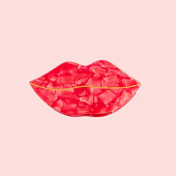 coucou suzette ククシュゼット Lips Hair Claw ヘアクリップ ヘアアクセサリー coucousuzette レディース ヘアアクセ ...