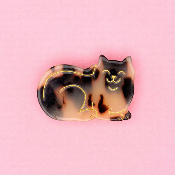 coucousuzette ククシュゼット Tabby Cat Hair Clip ヘアクリップ ヘアアクセサリー レディース ヘアアクセ かわいい おしゃれ キュート ユニーク カラフル 可愛い アクセ ギフト 小物 プレゼント ミニ 猫 公式 正規 クリップ キッズ 子供用 結婚式