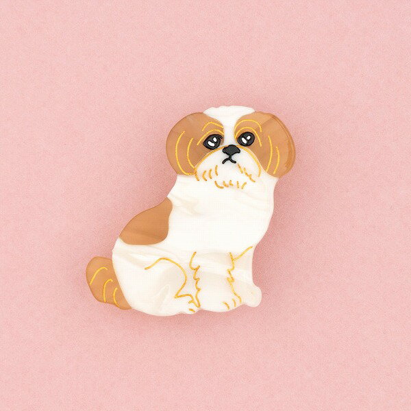 coucou suzette ククシュゼット Shih Tzu Hair Clip ヘアクリップ ヘアアクセサリー coucousuzette レディース ヘア...