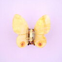 coucousuzette ククシュゼット Yellow Butterfly Hair Claw ヘアクリップ ヘアアクセサリー レディース ヘアアクセ かわいい おしゃれ キュート ユニーク カラフル 可愛い アクセ ギフト 小物 プレゼント 公式 正規 クリップ キッズ 子供用 結婚式 ハーフアップ