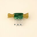 coucou suzette ククシュゼット Green Christmas Candy Mini Hair Claw ヘアクリップ ヘアアクセサリー couc...