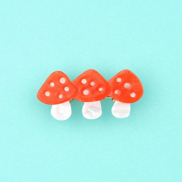 coucou suzette ククシュゼット Mushroom Hair Clip ヘアクリップ ヘアアクセサリー coucousuzette レディース ヘア...