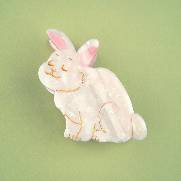 coucou suzette ククシュゼット Rabbit Hair Claw ヘアクリップ ヘアアクセサリー coucousuzette レディース ヘアアク...