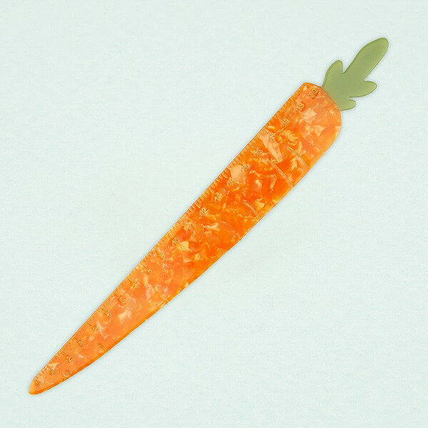 coucou suzette ククシュゼット Carrot Ruler 定規20cm 文房具 coucousuzette ものさ しルーラー かわいい おしゃれ キュート ユニーク カラフル 可愛い 雑貨 小物 キッズ 子供用 女の子