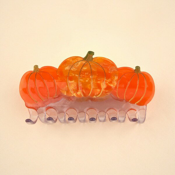 coucou suzette ククシュゼット Pumpkin Large Hair Claw ヘアクリップ ヘアアクセサリー coucousuzette レディ...
