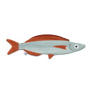 ブランド：　Donfisher　ドンフィッシャー　 商品名：　ポーチ　JACKSMELT カラー：　ブルーグレー 素材：　コットン100％ MADE IN spain サイズ： 　 31 x 9 cm (26 x 7 使用可能なスペース） ※平置き採寸(cm) スペイン発の魚雑貨ブランドドンフィッシャーの新作アイテムです。 魚のポーチ♪ POPで可愛いです。 ひときわ目立つオシャレアイテムです★ 親子兼用でいかがでしょうか！！ ●プレゼントラッピングお受けします。 ●●●Donfisher　ドンフィッシャーとはどんなブランド？●●● スペイン発、海をコンセプトにしたかわいいお魚バッグのハンドメイドブランド。 『ドン フィッシャーは"いいもの"を探しに世界中の海を航海することが大好き。 一日中、魚を釣ることに時間を費やしています。 彼の釣ったお魚たちは上質な素材で、すべてハンドメイド。 そして新鮮。 中を開けてみると身も骨もいっぱいです。 すごく魅力的！ お魚はそれぞれ違う形や色をしています。 でも目的はひとつ。あなたの宝物たちをしまっておくため。 小銭入れにペンケース、キーホルダーやポーチとして。 あなたの好きなように使うことができます。』
