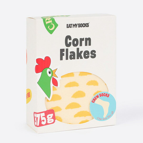 【SALE】eatmysocks　イートマイソックス　Cereals, Corn Flakes　靴下　ユニセッ...