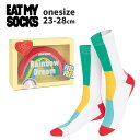 eatmysocks イートマイソックス Rainbow Dream, Pinky 靴下 ユニセックス ソックス レディース メンズ カラフル ユニーク クリエ...