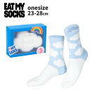 eatmysocks イートマイソックス Fluffy Cloud 靴下 ユニセックス ソックス レディース メンズ カラフル ユニーク クリエイティブ ギフト...