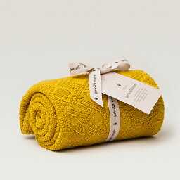 garbo&friends ガルボアンドフレンズ Ollie Mustard Blanket コットンブランケット タオルケット あったか 暖かい ベビー雑貨 赤ちゃん MILK お祝い ギフト ベビー キッズ 子供服