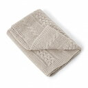 garbo&friends ガルボアンドフレンズ Knitted Blanket Oat ニットブランケット ベビー雑貨 ウール 柔らかい おしゃれ ブランケッ...
