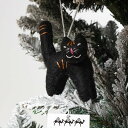 Thesilkroadbazaar シルクロードバザール BLACK CAT オーナメント 人形 ぬいぐるみ クリスマスツリー おしゃれ ハンドメイド フェルト トイオーナメント 飾り インテリア雑貨 ギフト プレゼント ベビー キッズ