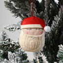 Thesilkroadbazaar シルクロードバザール COCOA SANTA ORNAMENT IN HONEY オーナメント 人形 ぬいぐるみ クリスマスツリー おしゃれ ハンドメイド フェルト トイオーナメント 飾り インテリア雑貨 ギフト プレゼント ベビー キッズ