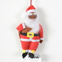 Thesilkroadbazaar シルクロードバザール SANTA CLAUSE オーナメント 人形 ぬいぐるみ クリスマスツリー おしゃれ ハンドメイド フェルト トイオーナメント 飾り インテリア雑貨 ギフト プレゼント ベビー キッズ