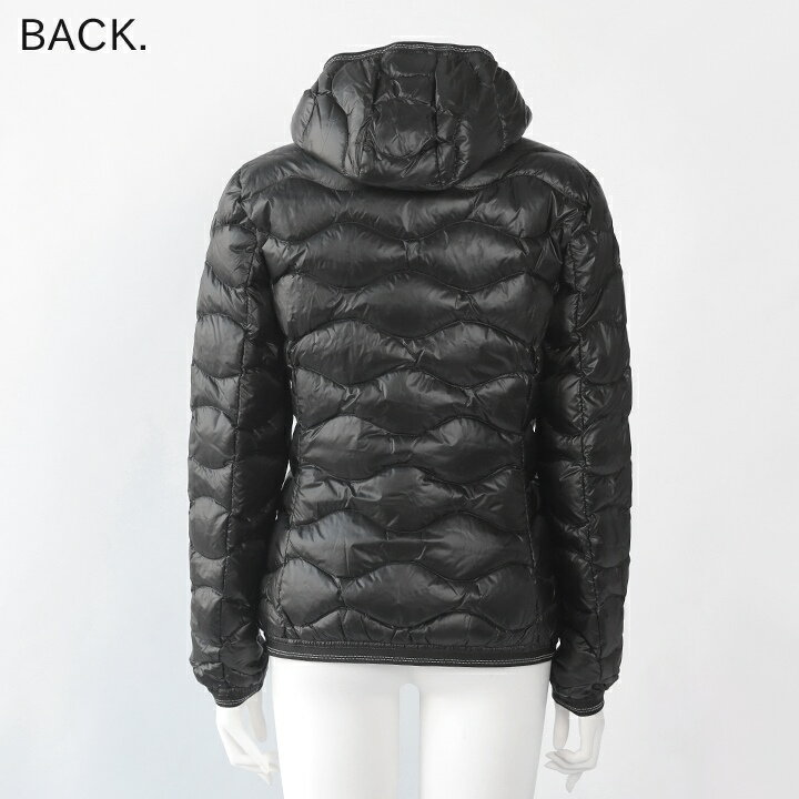 Blauer ブラウアー レディース ウェーブキルティング ジップアップ フーデッド ダウンジャケット 3009 4719 サイズxs M ブラック Blr L O 519 メーカー希望小売価格58 300円 Brand