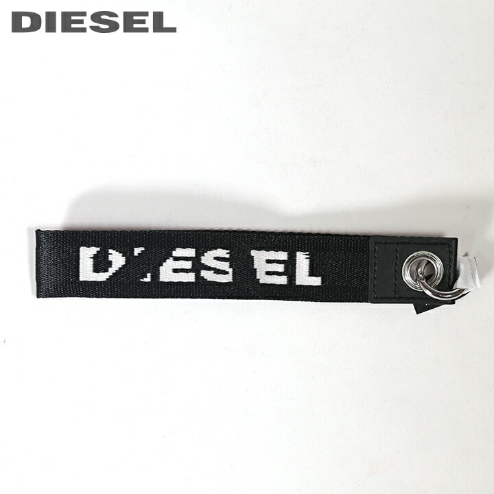 ■DIESEL ディーゼル メンズ レディース 男女兼用■ロゴストラップ キーリング キーホルダー ストラップチャーム【G-RISIGNANO】【サイズUNI】【ブラック】die-m-a-c8-345 《メーカー希望小売価格5,390円》のサムネイル