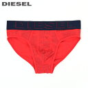 ■DIESEL ディーゼル メンズ■ウエストロゴゴム 総柄 コットン ストレッチ ブリーフパンツ 下着 アンダーウエアdie-m-i-c8-005 《_メーカー希望小売価格3,850円》