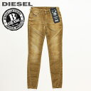 ディーゼル ジーンズ レディース ★DIESEL ディーゼル レディース★B品 訳あり ベロア調 ストレッチ スリム ジーンズ カラーデニム パンツ【D-JEVEL】【W23～33】【L32】【ベージュ】die-l-p-d8-606 《メーカー希望小売価格39,600円》