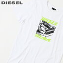 ■DIESEL ディーゼル メンズ■グラフィックプリント コ