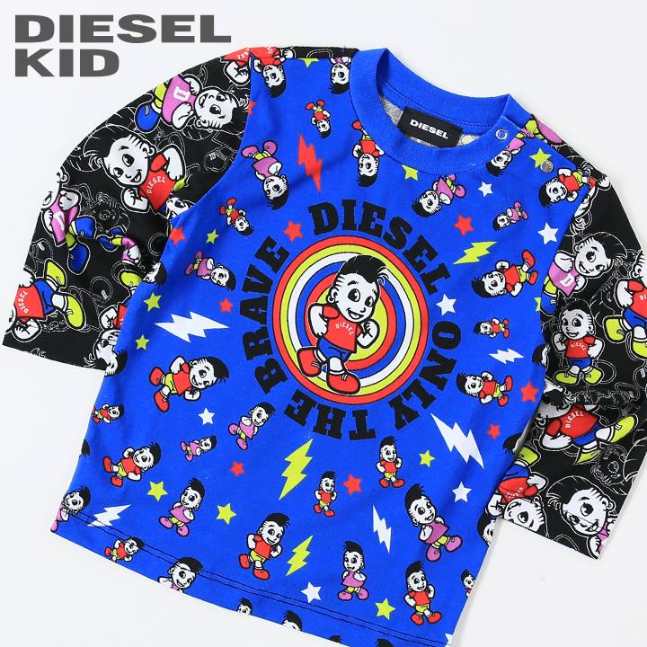 DIESEL KID ǥ륭å ٥ӡ ܡץ ʥåץܥͥå ٥ӡ ˤλ T ĹµT åȥTOTIXBۡSIZE12M18Mۡڥ֥롼ߥ֥ådib-m-t-d8-017 _᡼˾7,700ߡ