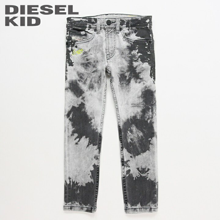 ◆DIESEL KID ディーゼルキッズ ジュニア ボーイ◆ブリーチオンカラー ストレッチ 子ども服 男の子 スリムスキニー ジーンズ デニム パンツdik-m-p-d8-222 《_メーカー希望小売価格25,300円》