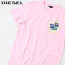 ■DIESEL ディーゼル メンズ■ロゴプリント バックプリント コットン クルーネック 半袖Tシャツ カットソーdie-m-t-e2-030 《メーカー希望小売価格8,800円》