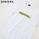 ■DIESEL ディーゼル メンズ■ロゴプリント コットン ビーチウェア カバーアップ 半袖Tシャツ カットソーdie-m-c-e4-948 《_メーカー希望小売価格9,680円》