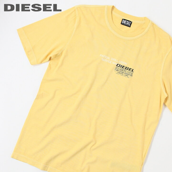 ■DIESEL ディーゼル メンズ■バックプリント ラウンドネック コットン 半袖Tシャツ カットソーdie-m-t-e8-560 《メーカー希望小売価格15,400円》