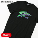 ■DIESEL ディーゼル メンズ■フロントプリント ラウン